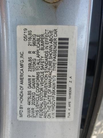 2019 HONDA ACCORD SPO - 1HGCV1F35KA097670