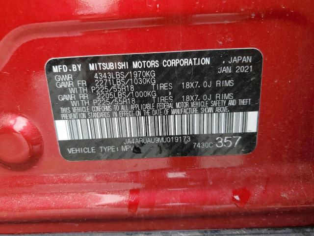 2021 MITSUBISHI OUTLANDER SPORT ES JA4ARUAU9MU019173