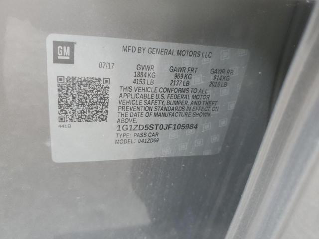 2018 CHEVROLET MALIBU LT - 1G1ZD5ST0JF105984