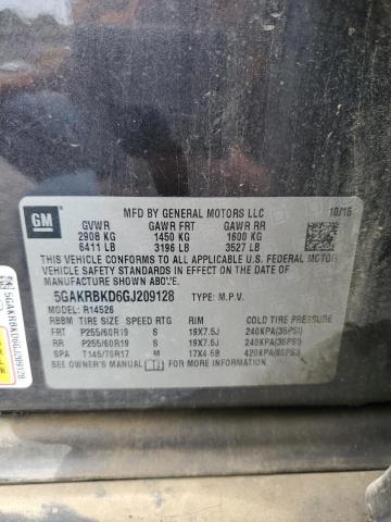2016 BUICK ENCLAVE - 5GAKRBKD6GJ209128