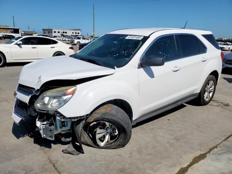Vin: 2gnalbek9g6344484, lot: 61451455, chevrolet equinox ls 2016 img_1