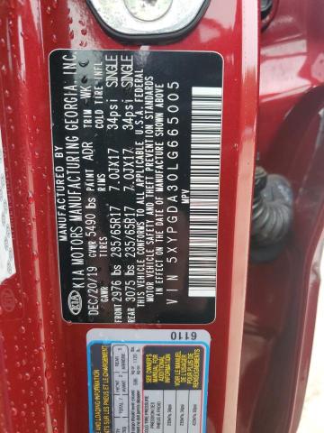 2020 KIA SORENTO L - 5XYPGDA30LG665005