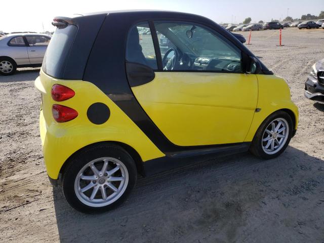 SMART FORTWO PUR 2008 yellow coupe gas WMEEJ31X68K099800 photo #4