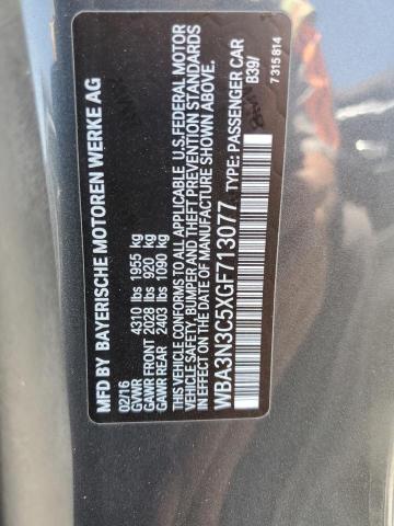 2016 BMW 428 I WBA3N3C5XGF713077