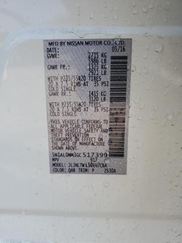 2016 INFINITI QX60 - 5N1AL0MM3GC517399