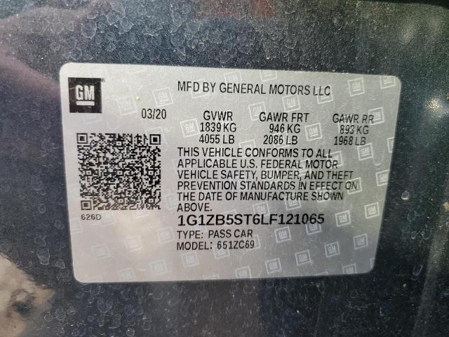 2020 CHEVROLET MALIBU LS 1G1ZB5ST6LF121065
