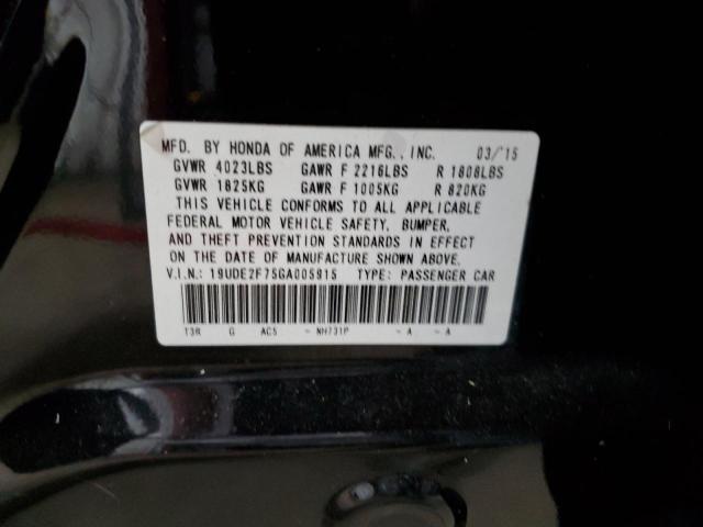 2016 ACURA ILX PREMIU 19UDE2F75GA005915