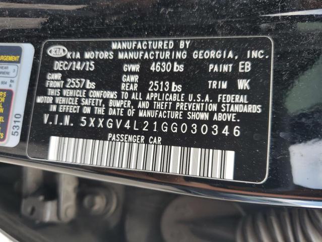 2016 KIA OPTIMA SXL 5XXGV4L21GG030346