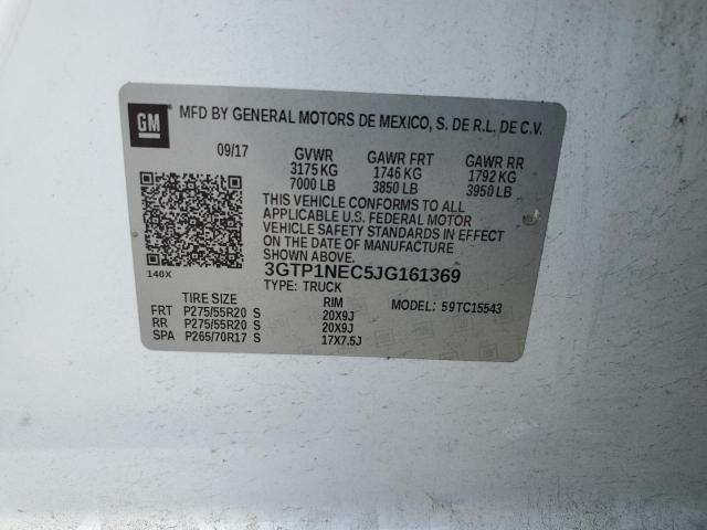 2018 GMC SIERRA C15 3GTP1NEC5JG161369
