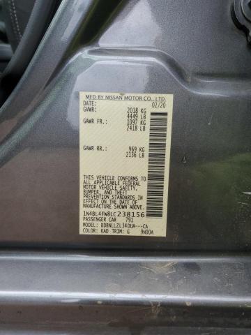 2020 NISSAN ALTIMA PLA 1N4BL4FW8LC238156