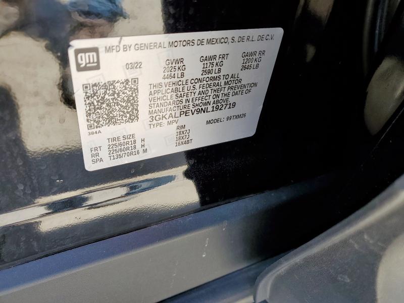 2022 GMC TERRAIN SL - 3GKALPEV9NL192719