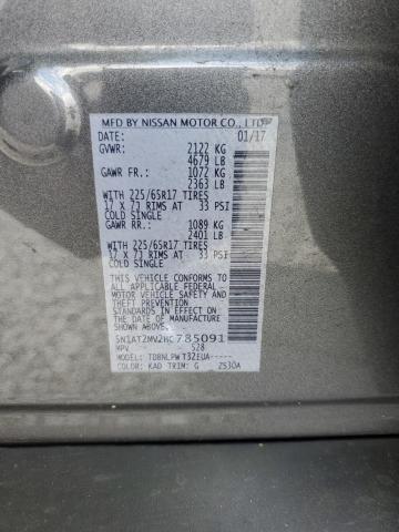 2017 NISSAN ROGUE SV - 5N1AT2MV2HC785091