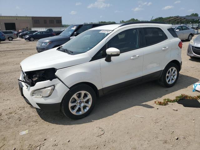 FORD ECOSPORT S 2018 white  gas MAJ3P1TE2JC188211 photo #1