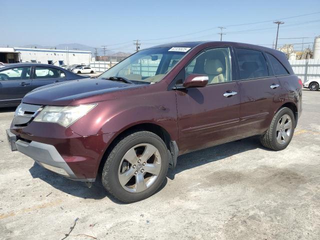 ACURA MDX SPORT 2007 maroon  gas 2HNYD28827H534243 photo #1
