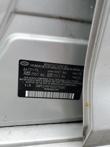 2016 HYUNDAI SONATA SE - 5NPE24AF4GH275040
