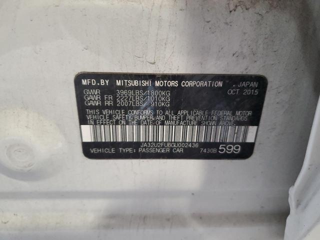 2016 MITSUBISHI LANCER ES JA32U2FU6GU002436