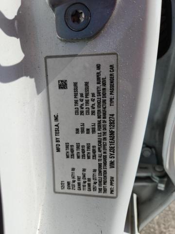 2022 TESLA MODEL 3 - 5YJ3E1EA8NF128274