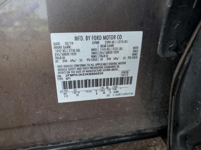 2019 FORD EDGE TITAN 2FMPK3K93KBB80030