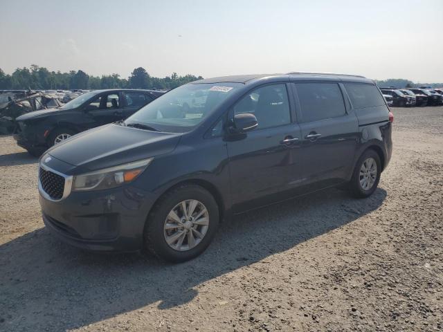 KIA SEDONA LX 2015 black  gas KNDMB5C1XF6017911 photo #1