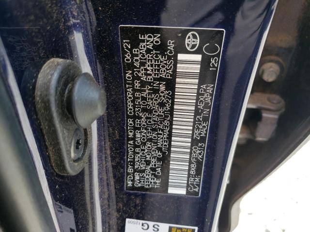2022 TOYOTA COROLLA LE JTDEPMAE8NJ196273
