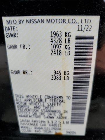2023 NISSAN ALTIMA S 1N4BL4BV5PN332518