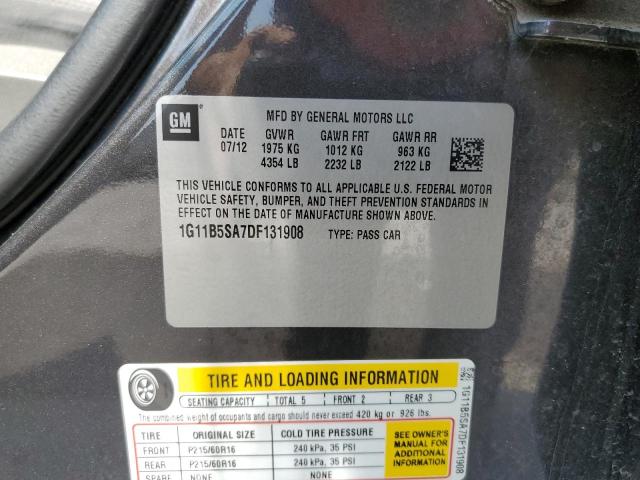 1g11b5sa7df131908 - 2013 Chevrolet malibu ls - #60422915