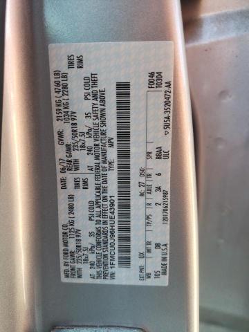 2017 FORD ESCAPE TIT - 1FMCU0J96HUE43901