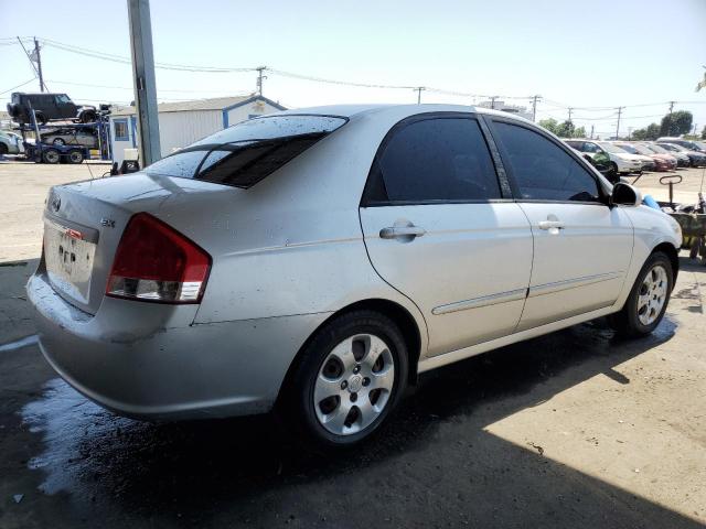 KIA SPECTRA EX 2009 silver  gas KNAFE222995587477 photo #4