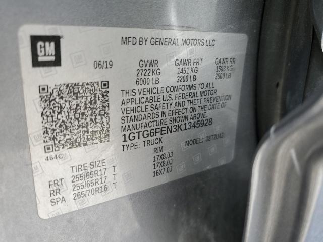 2019 GMC CANYON ALL 1GTG6FEN3K1345928