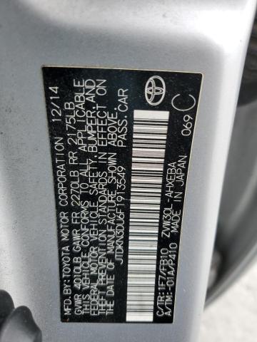 2015 TOYOTA PRIUS - JTDKN3DU6F1913549