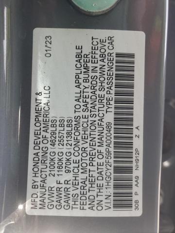 2023 HONDA ACCORD HYB - 1HGCY2F59PA000489