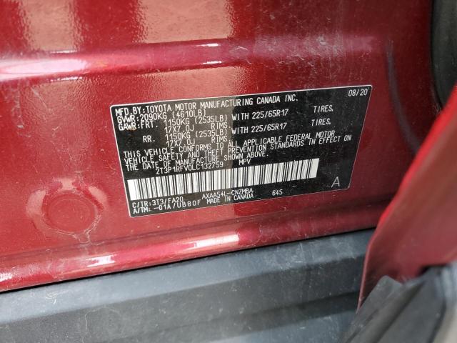 2020 TOYOTA RAV4 XLE - 2T3P1RFV0LC132759