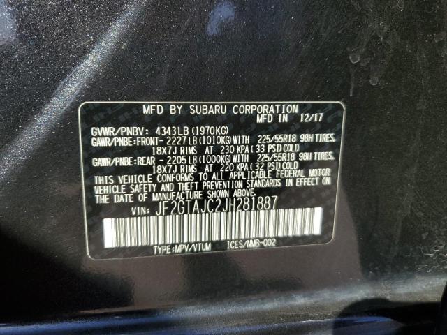2018 SUBARU CROSSTREK - JF2GTAJC2JH281887