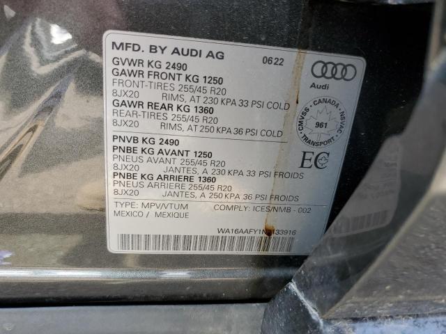 wa16aafy1n2133916 - 2022 Audi q5 sportback prestige 45 - #60888415