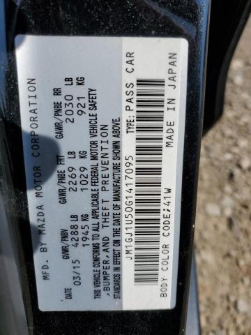 2016 MAZDA 6 SPORT JM1GJ1U50G1417095