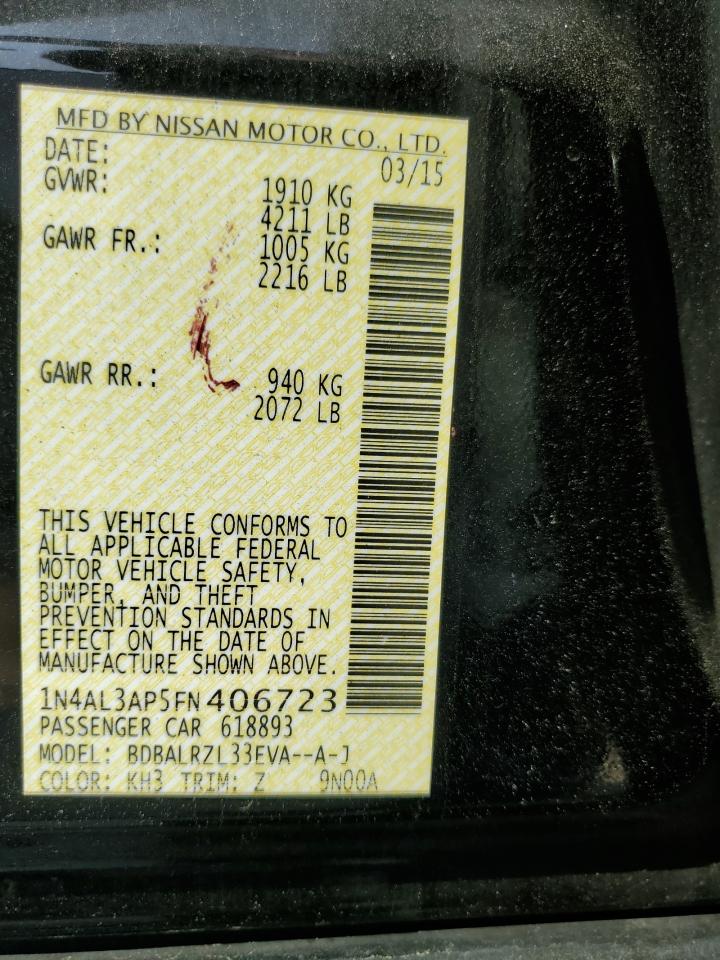 Nissan Altima 2.5 2015