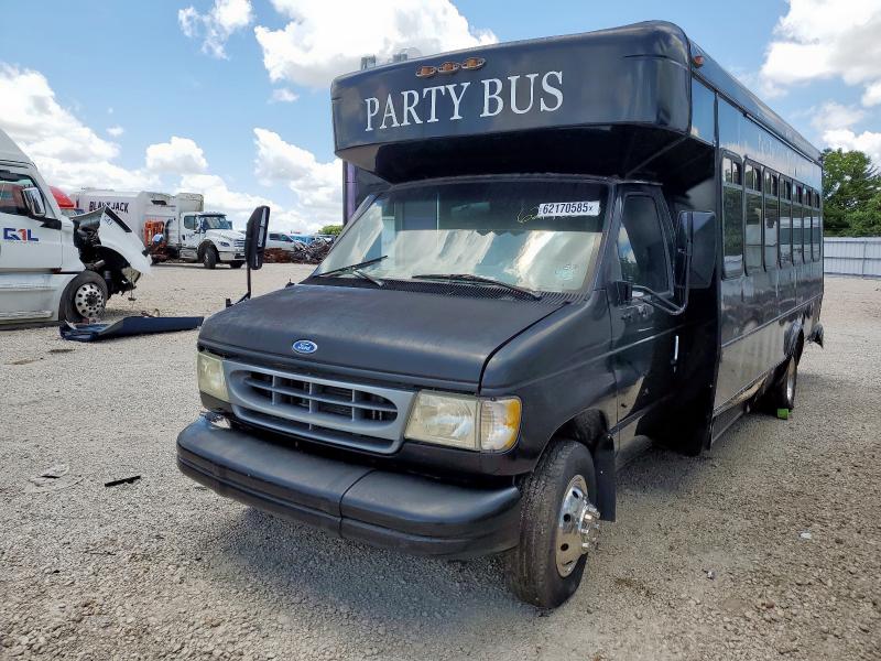FORD ECONOLINE 1997 black motorize diesel 1FDLE40F5VHA17486 photo #3