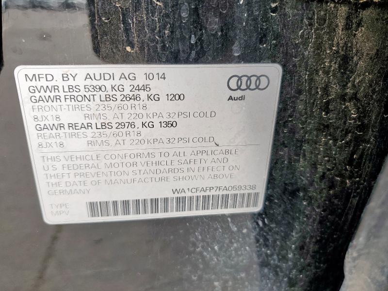 2015 AUDI Q5 PREMIUM - WA1CFAFP7FA059338
