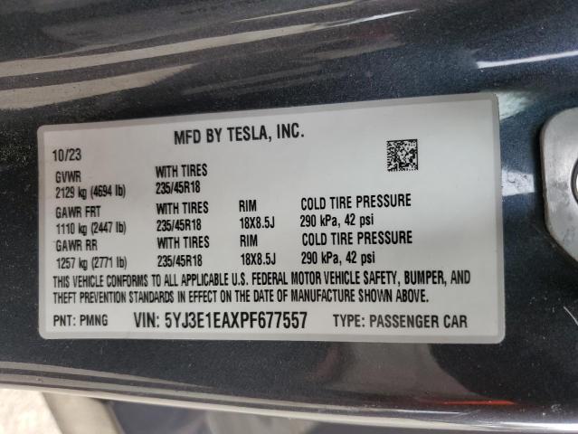 2023 TESLA MODEL 3 - 5YJ3E1EAXPF677557