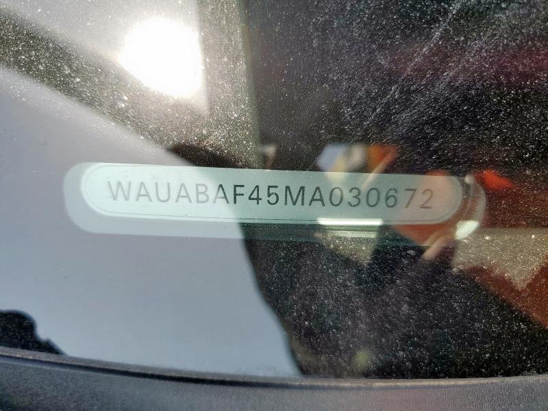 2021 AUDI A4 PREMIUM WAUABAF45MA030672