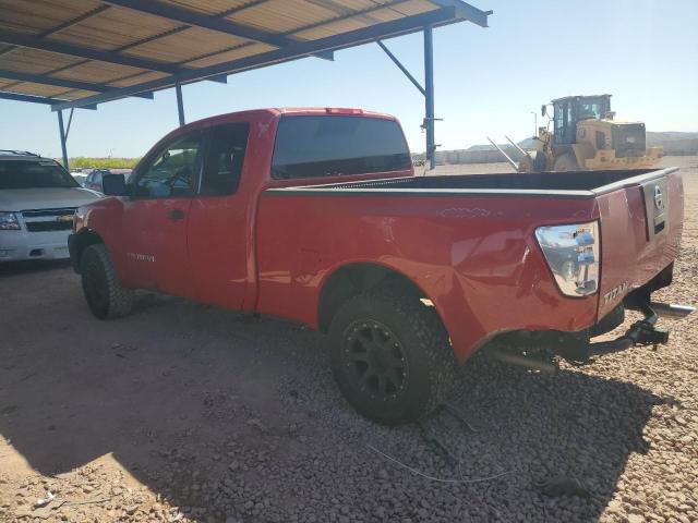 NISSAN TITAN XE 2008 red club cab gas 1N6AA06A68N313311 photo #3