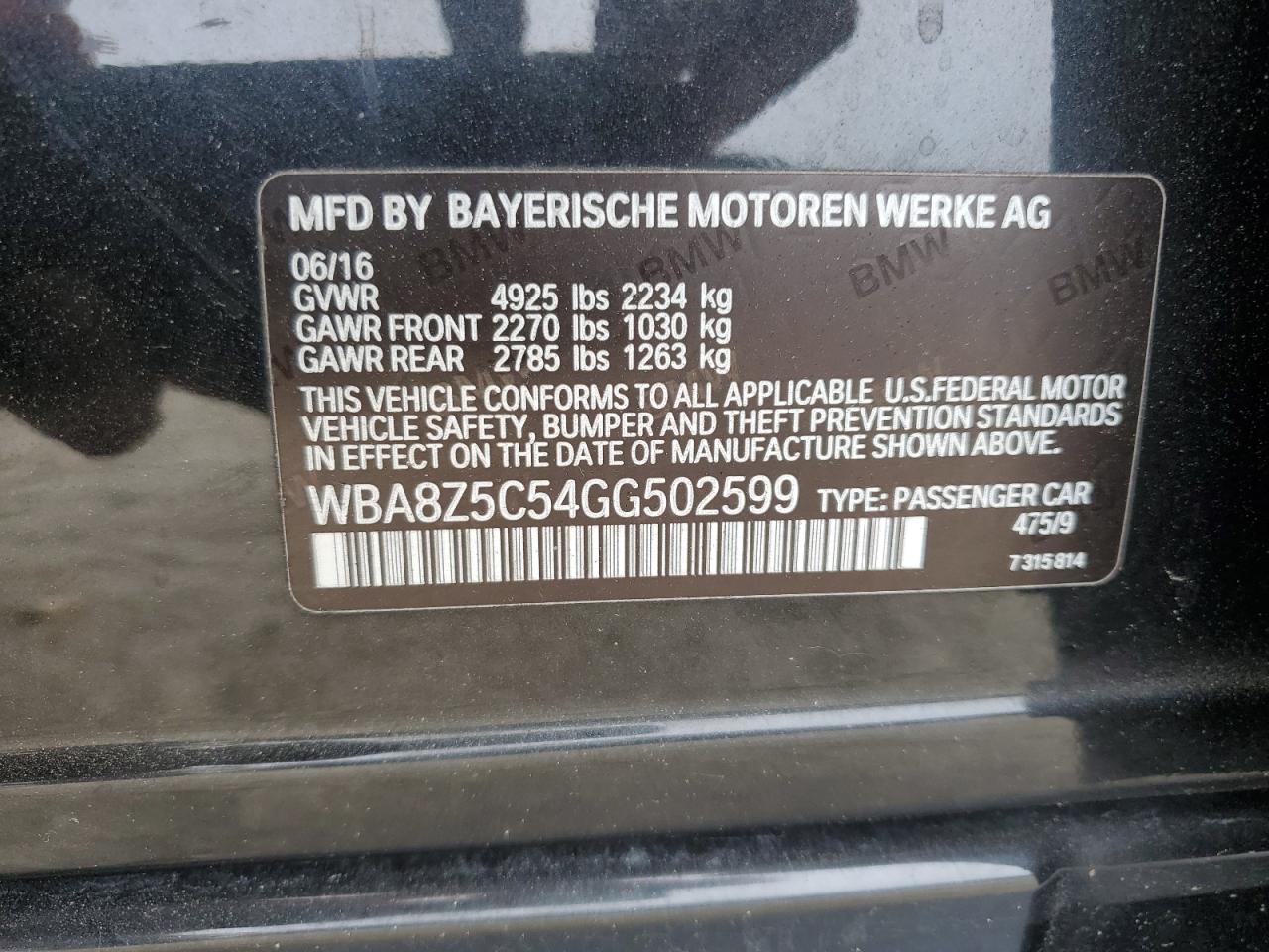 BMW 3 SERIES GT XIGT SULEV