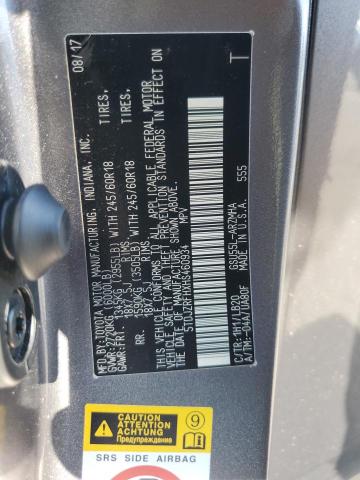 2017 TOYOTA HIGHLANDER - 5TDJZRFHXHS460934