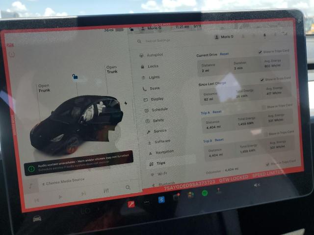2025 TESLA MODEL Y 7SAYGDED9SA373723
