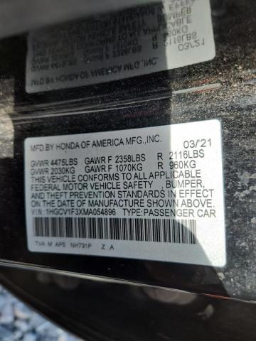 2021 HONDA ACCORD SPO - 1HGCV1F3XMA054896