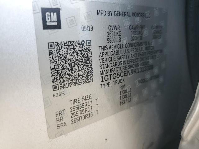 2019 GMC CANYON SLE 1GTG5CEN9K1313308