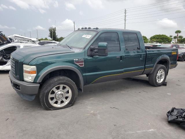 FORD F350 SUPER 2009 green  Diesel 1FTWW31R69EA53471 photo #1
