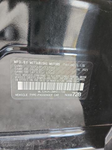 2021 MITSUBISHI MIRAGE ES ML32AUHJ2MH011733