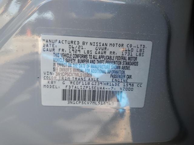 2021 NISSAN KICKS SV - 3N1CP5CV7ML518969