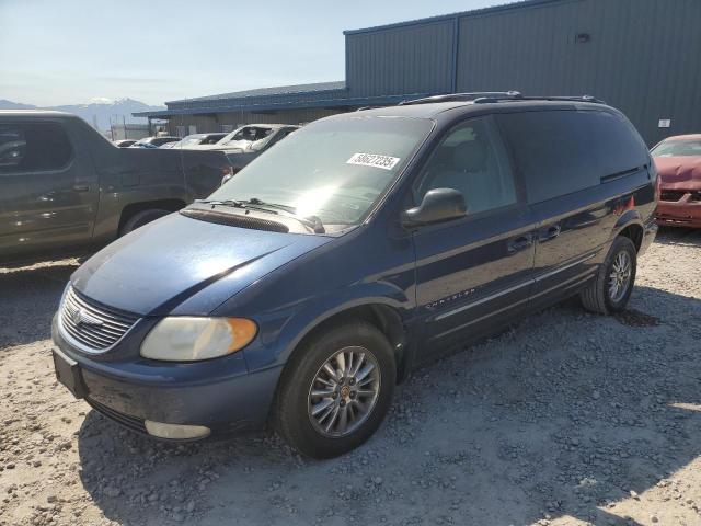 CHRYSLER TOWN & COU 2001 blue extended gas 2C8GP64L81R338947 photo #1